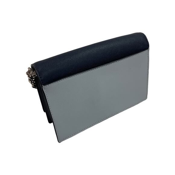 Kate Spade Cameron Converitble Crossbody Navy Blue Gray Saffiano Leather - Picture 7 of 11